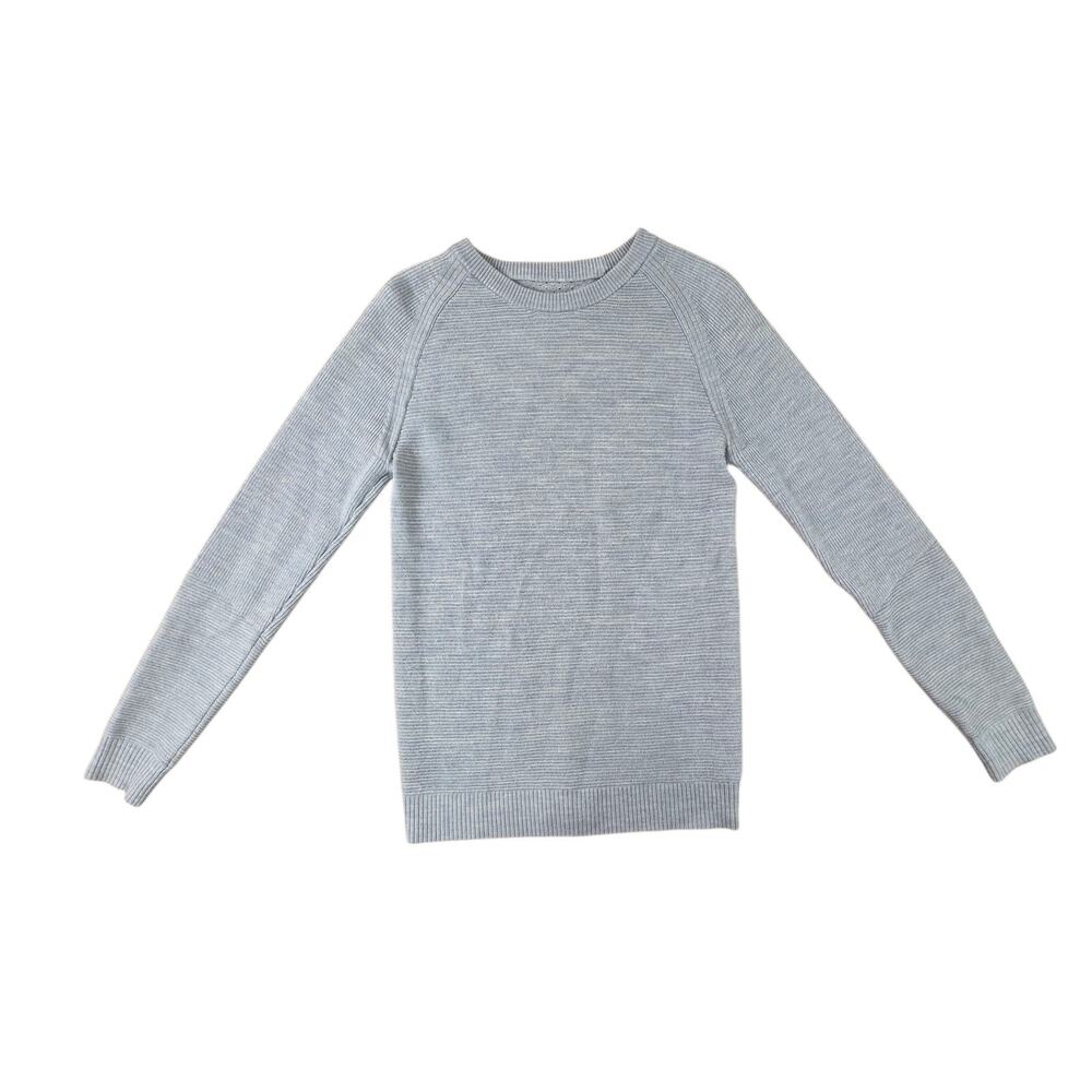 Lululemon Sweater Womens 2 XS Simply Wool Merino Crew Neck Pullover Gray